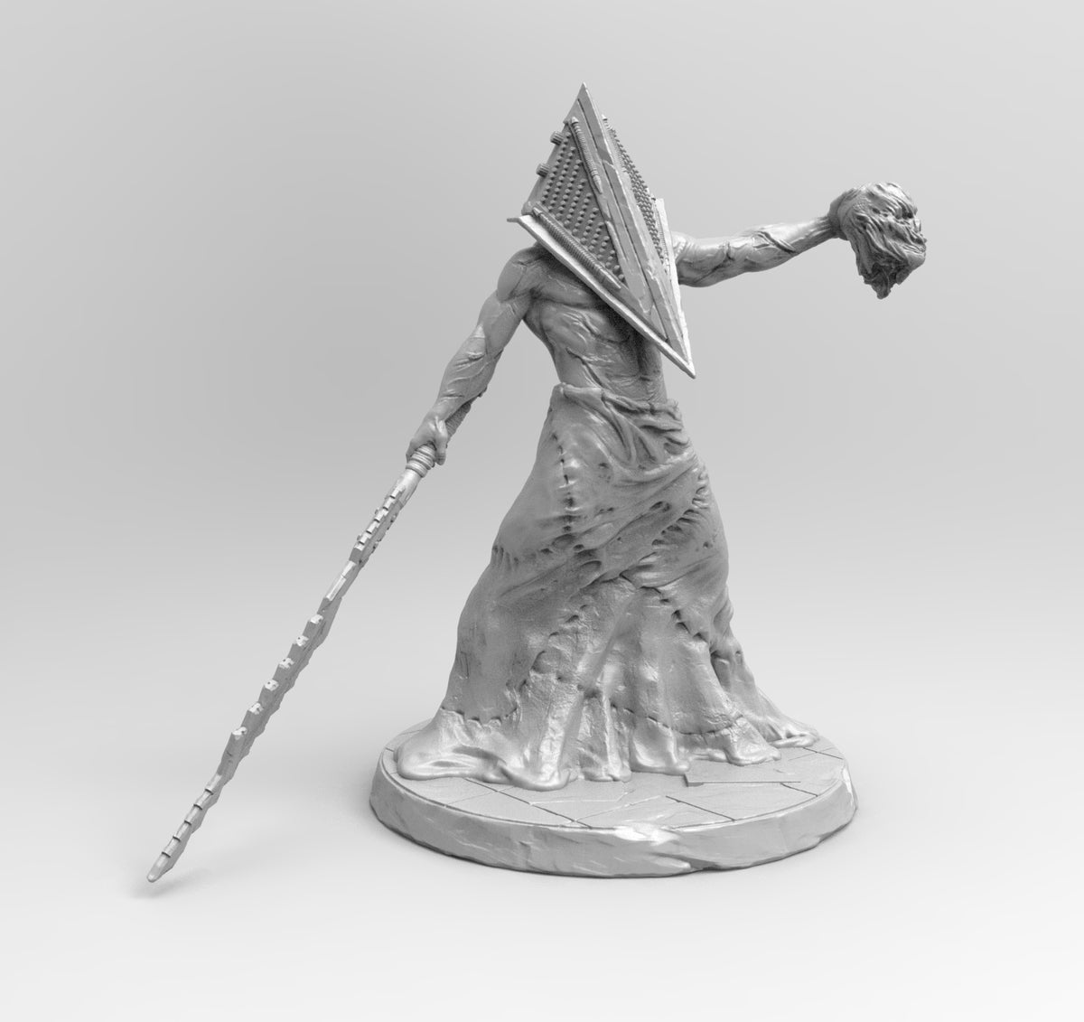 STL file Pyramid Head 🎮・3D printer design to download・Cults