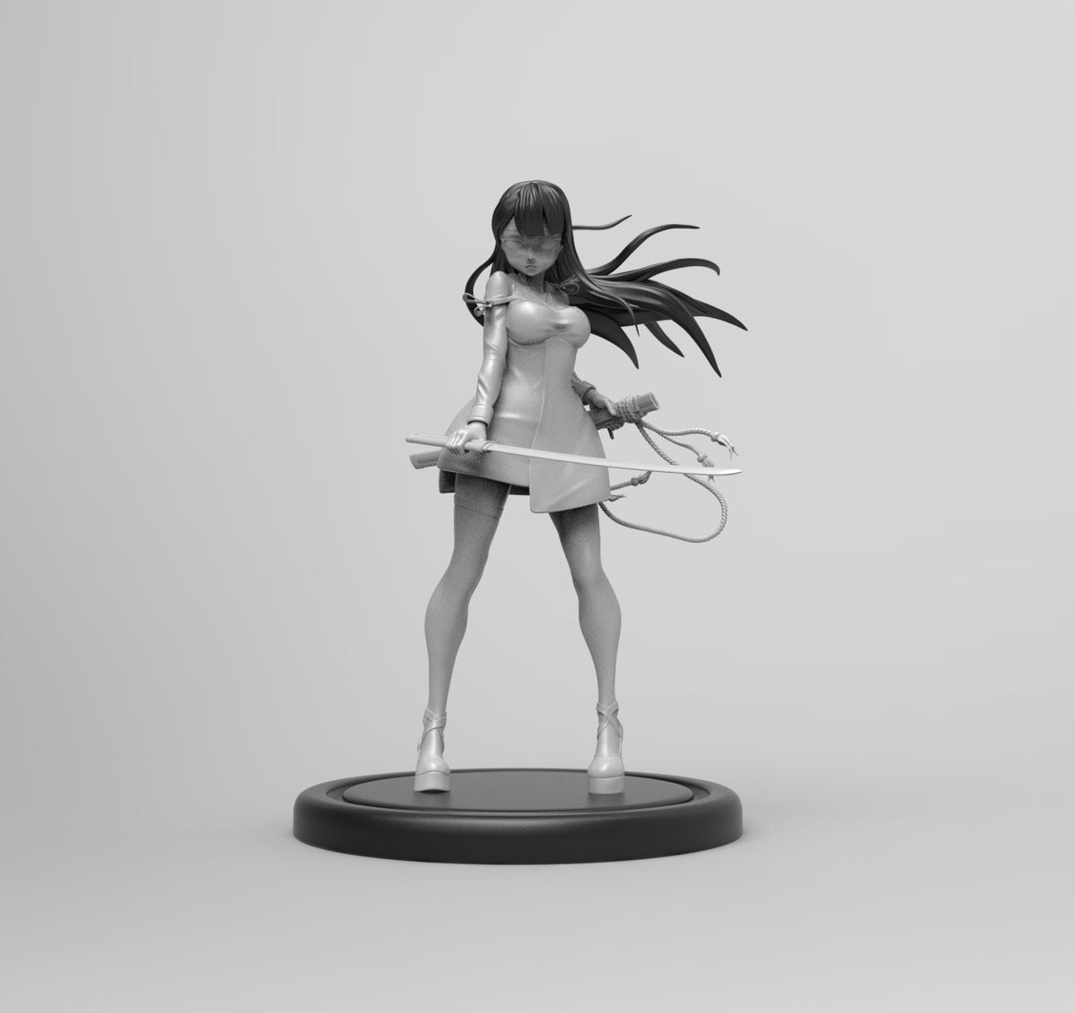 Kurisu Makise - STEINS-GATE Anime Figurine for 3D Printing