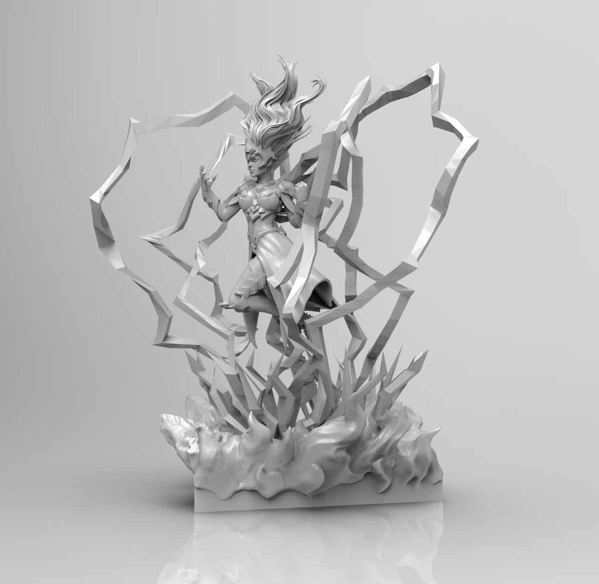 Fanart Kingdice - Statue 3D model 3D printable