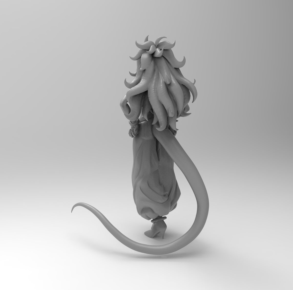 D006 - DBZ Anime Character, Android 21, STL 3D model design print down –  World of STL