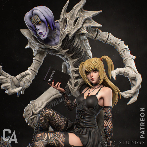 R184 - Anime character 3d model design, Misa Amane from Death note, 3d stl model file dropbox instant download