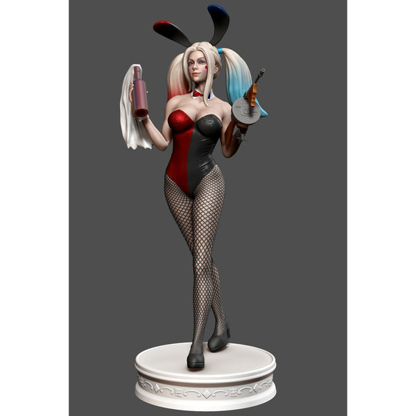 S013 - Comic character design, The Harley Quinn Bunny Version - SFW / NSFW - STL 3D Model design print download files