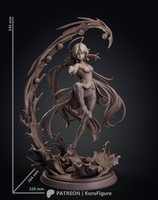 R227 - Games character design, The Genshin impact female character , JianXin - Wuthering Waves, 3d stl file download