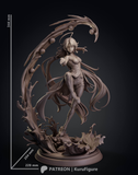 R227 - Games character design, The Genshin impact female character , JianXin - Wuthering Waves, 3d stl file download