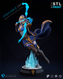 R164 - Games character design, League of legend Ashe stl file download link