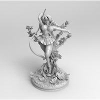 B078 - Anime Character design, Sexy girl Kanroji Mitsuri statue, STL 3D design model download print files