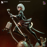 M232 - 3D model games character download files, Games character design , 2B from Nier Automata, 3d file instant download