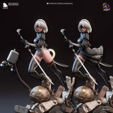 M232 - 3D model games character download files, Games character design , 2B from Nier Automata, 3d file instant download