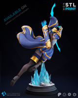 R164 - Games character design, League of legend Ashe stl file download link