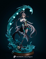 R227 - Games character design, The Genshin impact female character , JianXin - Wuthering Waves, 3d stl file download