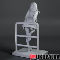 R145 - Games character design, Kama from Fate grand order, 3d stl instant download files