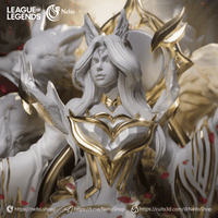 R161 - Games character design, the league of legend , nine tail female character , ahri , 3d stl instant download files