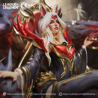 R161 - Games character design, the league of legend , nine tail female character , ahri , 3d stl instant download files