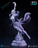 R164 - Games character design, League of legend Ashe stl file download link