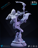 R164 - Games character design, League of legend Ashe stl file download link