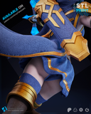 R164 - Games character design, League of legend Ashe stl file download link