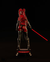 N024 - Movie Character design， Female character Darth Talon, STL 3d file instant download