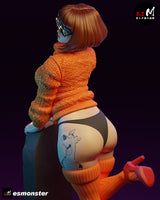 R999 - Comic character design, Nxfw Scooby dooby Doo female character Velma, 3d Stl file instant download