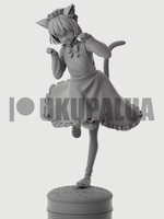 R216 - Games character design, Touhou project, The Chen cute girl, 3d STL file instant download