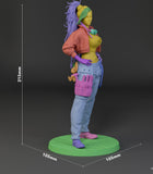 R219 - Games character design, Monster Huntor female character design, The Gemma , 3D STL file instant download