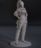 R219 - Games character design, Monster Huntor female character design, The Gemma , 3D STL file instant download