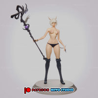 R240 - NSFW Games character design, Final Fantasy, xiv, The Y.Shtola, 3D stl file instant download