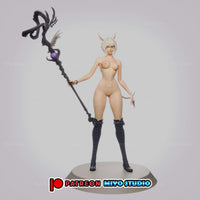 R240 - NSFW Games character design, Final Fantasy, xiv, The Y.Shtola, 3D stl file instant download