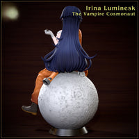 R214 - Anime character design, the vampire cosmonaut, irina luminesk, 3D stl instant download files