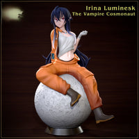 R214 - Anime character design, the vampire cosmonaut, irina luminesk, 3D stl instant download files