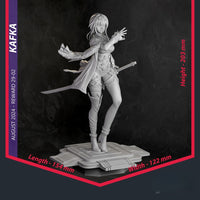 R242 - Games character design, Honkai Nxfw female character, Kafka, 3d stl instant download files