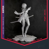 R242 - Games character design, Honkai Nxfw female character, Kafka, 3d stl instant download files