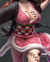 R244 - Anime character design, The Demon Slayer Nxfw female character, Nezuko, 3d stl file instant download