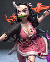 R244 - Anime character design, The Demon Slayer Nxfw female character, Nezuko, 3d stl file instant download