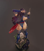 R004 - Games character design, Marvel Psylocke V2, 3D STL model design print download files