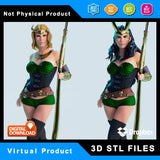 R160 - Marvel character design, the lady loki, 3d stl instant download files