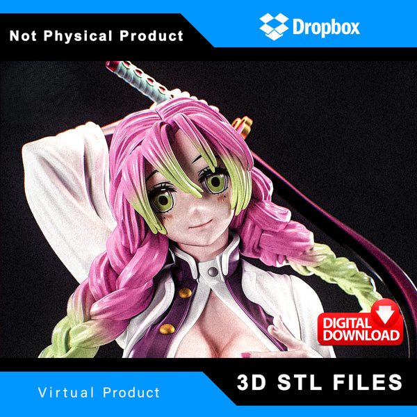 R223 - Anime character design, Mitsuri Kanjiro NxSF character design, 3d stl instant download files