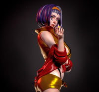 R127 - Nsfw Anime female character, the cowboy beebop, Faye valentines, 3d stl instant download files