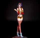 R127 - Nsfw Anime female character, the cowboy beebop, Faye valentines, 3d stl instant download files