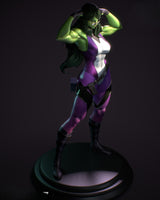 N004 - Marvel Super hero character design, The Sexy She Hulk, 3d STL instant download files