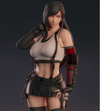 R015 - 3D STL model design download print  files, Games character design, Final Fantasy Tifa Lockhart