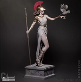 R028 - 3D STL model design download print  files, Gods character design, The War Goddes Athena