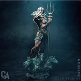 R032 - 3D STL model design download print  files, Legendary character design, The God of Sea Poseidon