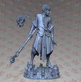 R050 - Games Character designs, Black Myth Wukong With Yasha Armour, 3D stl instant download files, 3d sun wukong design