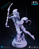 R164 - Games character design, League of legend Ashe stl file download link