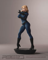 R169 - Marvel character design, Nxfw Sue Storm , 3D Print Model STL download link files