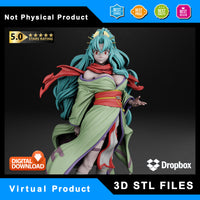 R224 - Anime character design, Tomoe Tsukimichi chan, N_FW beautiful girl, 3d Stl instant download Files