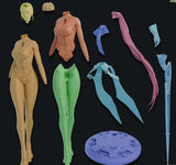 R014 - 3D STL model design download print  files, Games character design,Stella Blade, EVE.