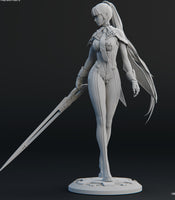 R014 - 3D STL model design download print  files, Games character design,Stella Blade, EVE.