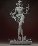 R163 - Games female character design, The Hades 2, Melinoe , 3d stl file instant download