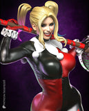 R090 - Comic Character design, DC character Harley Quinn, 3d stl file instant download